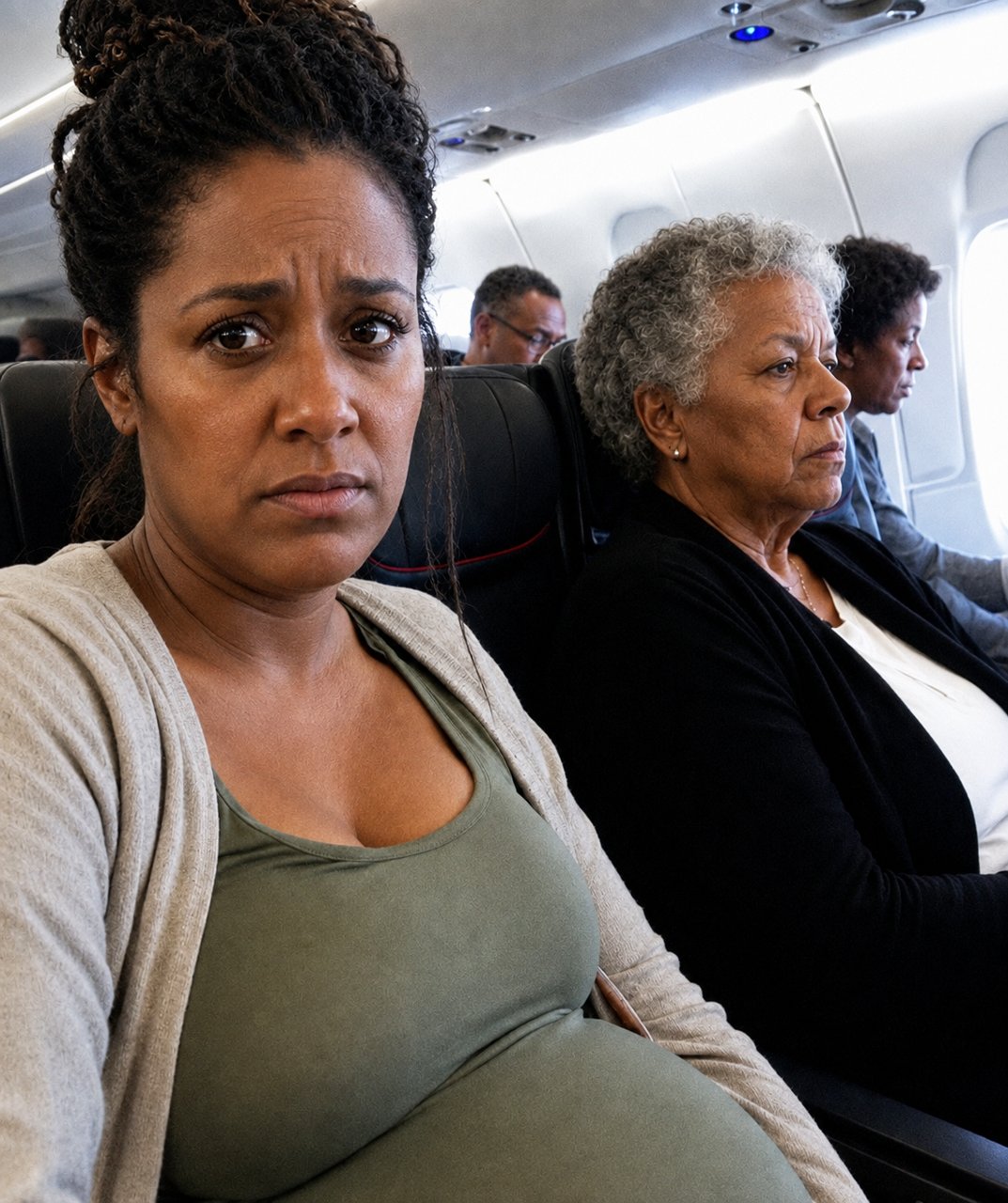 The Woman Beside Me on the Plane Said My Pregnant Body Required Two Seats—But Karma Reached Her Before I Could Respond