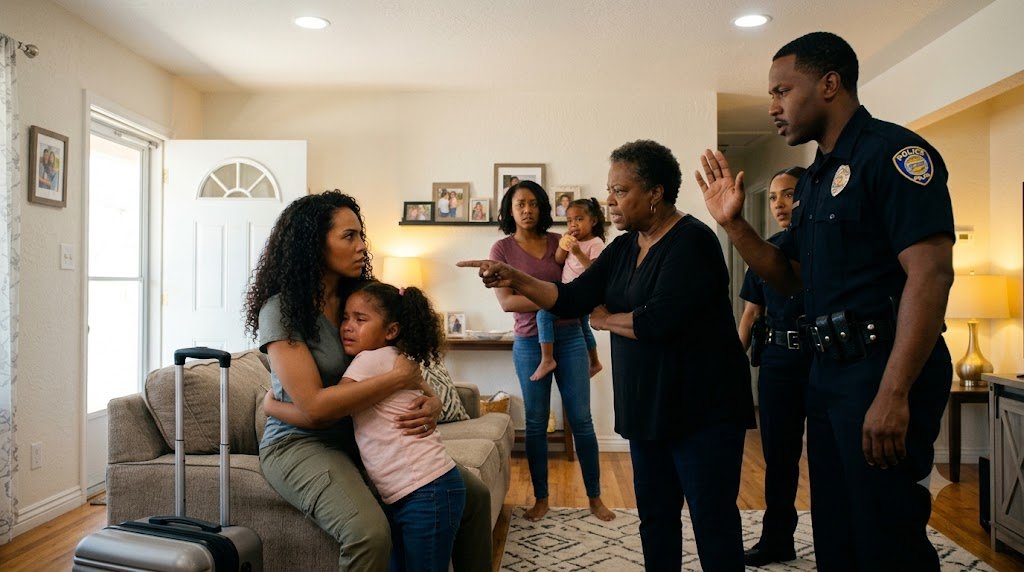 "My Mother and Sister Called the Police on My Five-Year-Old Daughter and Said, 'Take Her Away So She Can Learn Her Lesson.' I Came Home One Day Early and Found Her Shaking in Front of Two Officers.