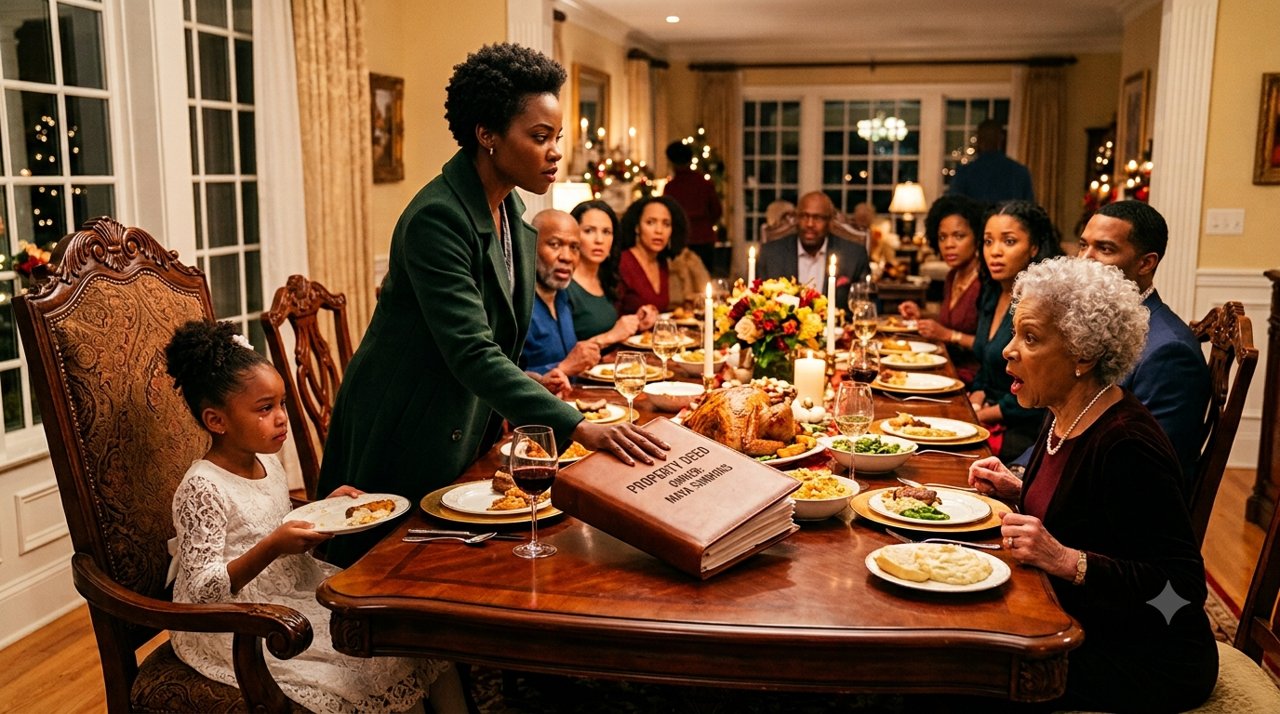 Grandma Kicked The Little Girl Out Of Her Chair During Thanksgiving Dinner.