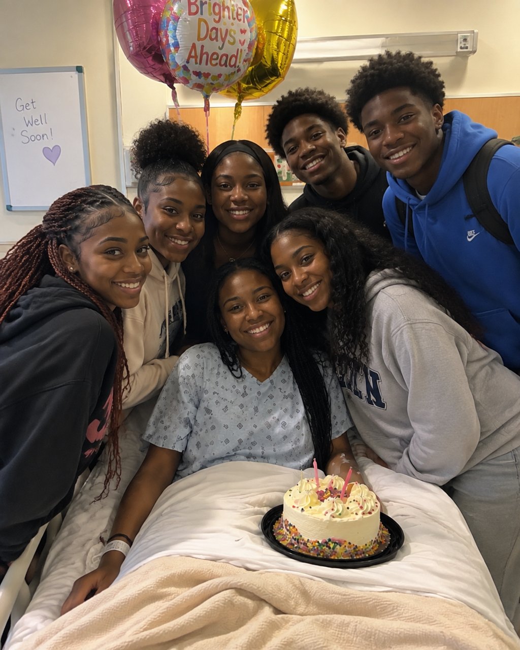 My daughter's classmates came to visit her in the hospital every day after she fell seriously ill — then one of them asked, "Do you really have no idea what she really did?"