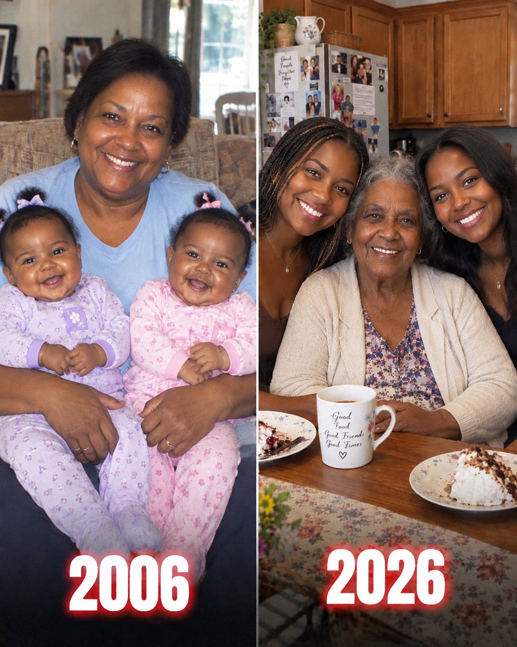 I became the guardian of my twin granddaughters at 56 after my DIL abandoned them because she "wanted a better life" — 20 years later, she came back, and what the girls did left everyone speechless.
