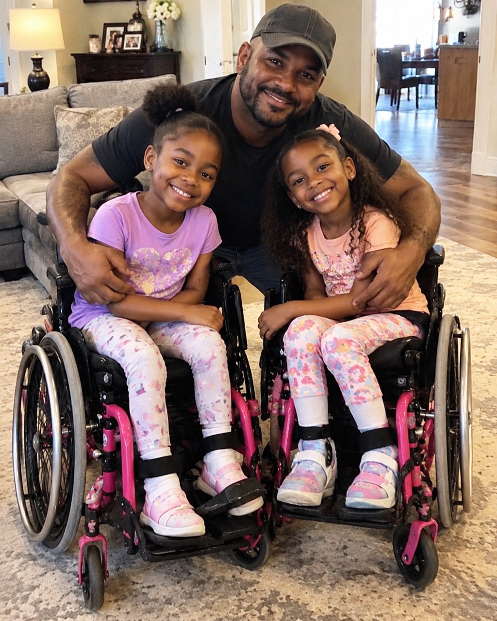 My name is Robert, and I've raised my twin daughters, Ava and Mia, on my own since they were six years old, both of them using wheelchairs since birth due to a spinal condition doctors told us early on would never improve, both of them the entire reason I get up every single morning even on the…