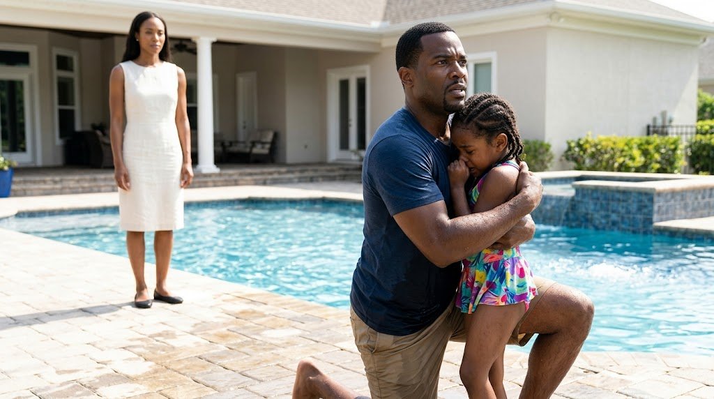 "I didn't see the woman I trusted push my seven-year-old daughter into the deep end of our swimming pool.