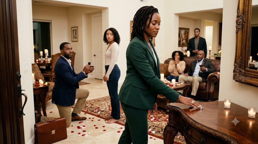 "Did you honestly expect me to congratulate you after walking in on my fiancé proposing on bended knee to my adopted sister?"