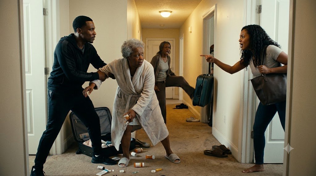 "Get your mother out of here right now, Chloe!