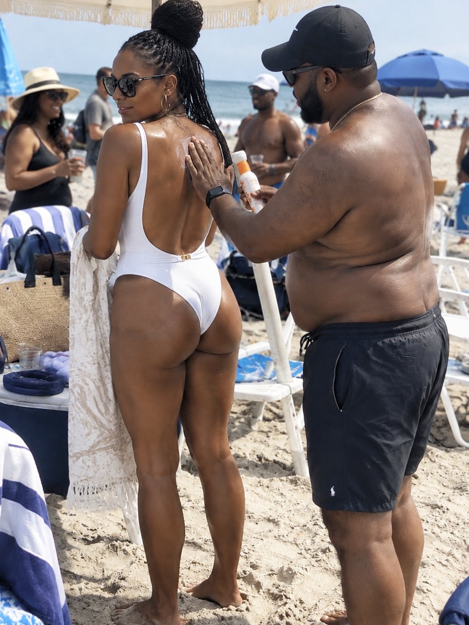My husband rushed to rub sunscreen on his beautiful boss's back after telling me he was "too sick" to touch mine—our 10-year-old son saw everything and taught him a lesson he never forgot.