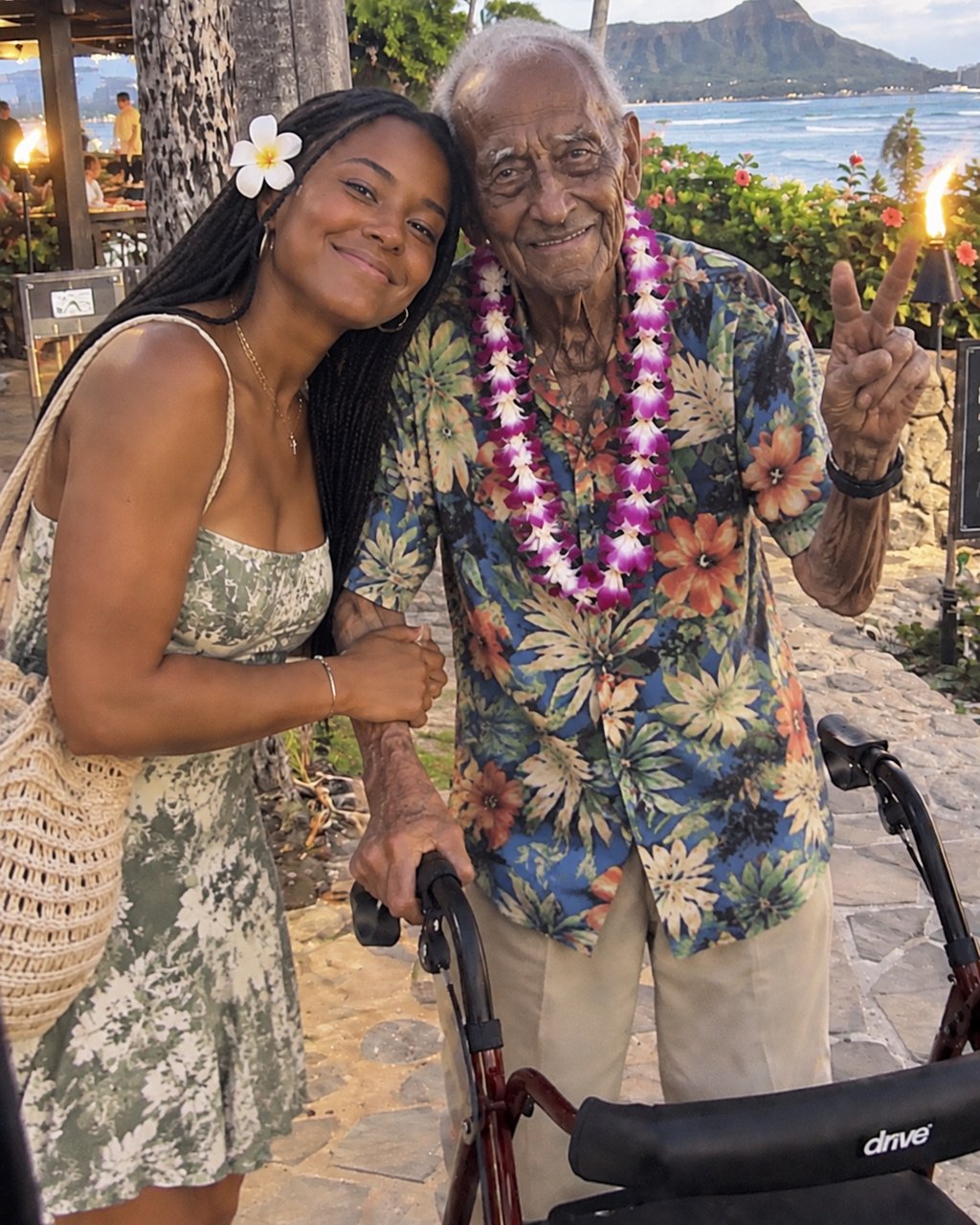 I surprised my grandfather with the trip to Hawaii he had dreamed of his entire life — on our last day there, the hotel manager said, "We've been looking for your grandfather for more than 80 years."