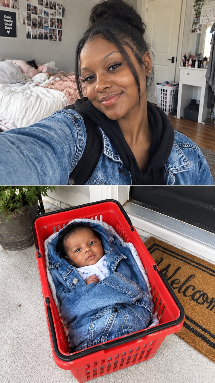 I found a baby wrapped in my missing daughter's denim jacket on my porch — the chilling note I pulled from the pocket made my hands start trembling.