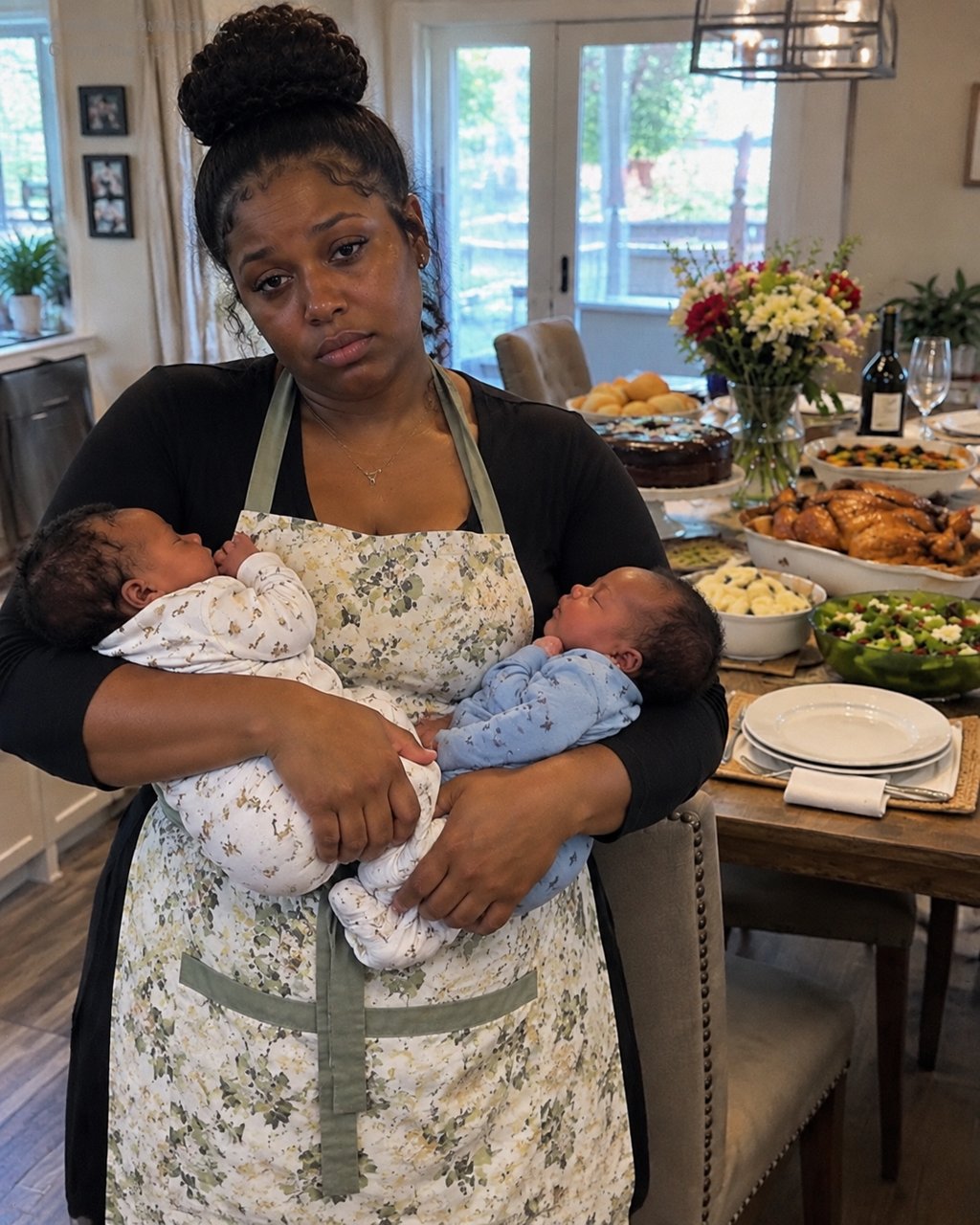 My husband made me hide upstairs during his promotion dinner because I wasn't "back in shape" 3 weeks after having twins—I agreed, but he had no idea what I'd left at the table.