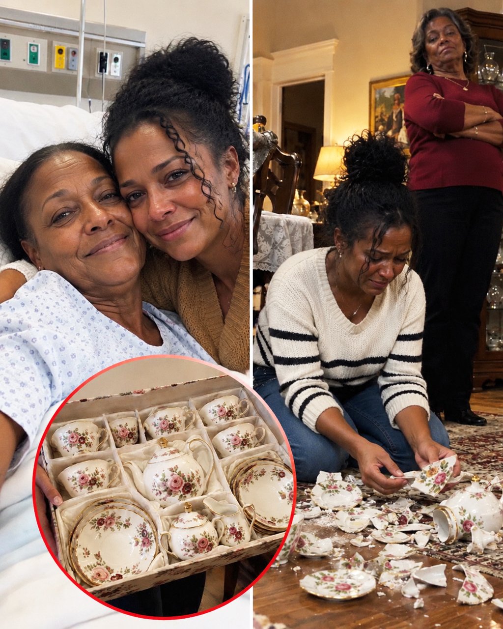 My MIL "accidentally" smashed the tea set my late mother had given me, and I didn't say a word — but that evening, I showed up at her house carrying one box, and the moment she saw what was inside, she stepped back and whispered, "You wouldn't."