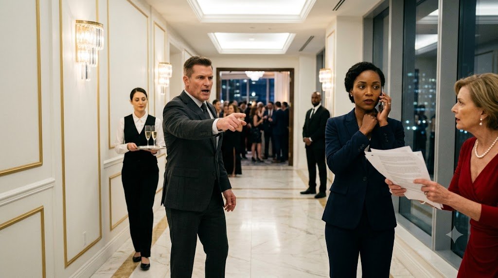 My name is Diana Osei, and the night they told me to go serve champagne, I was on the phone cancelling the deal that would have saved their company.
