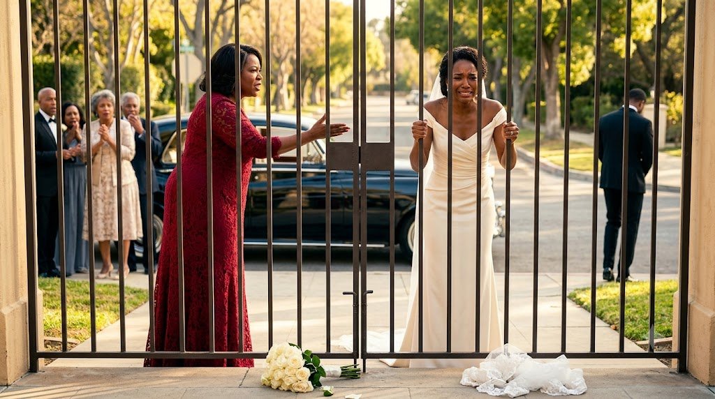 "When my mother-in-law chained the gate shut on my wedding day and announced to the crowd, "You'll stay outside for three hours to learn some humility," my fiancé dropped his gaze and told me I needed to obey.