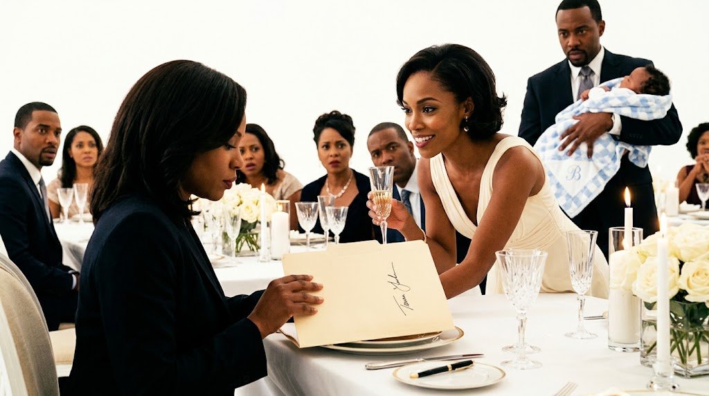 "My Husband Stepped Into Our Anniversary Dinner Holding Newborn Twins Alongside My Younger Sister, Then Declared That She Had Given Him The Family I Never Could.