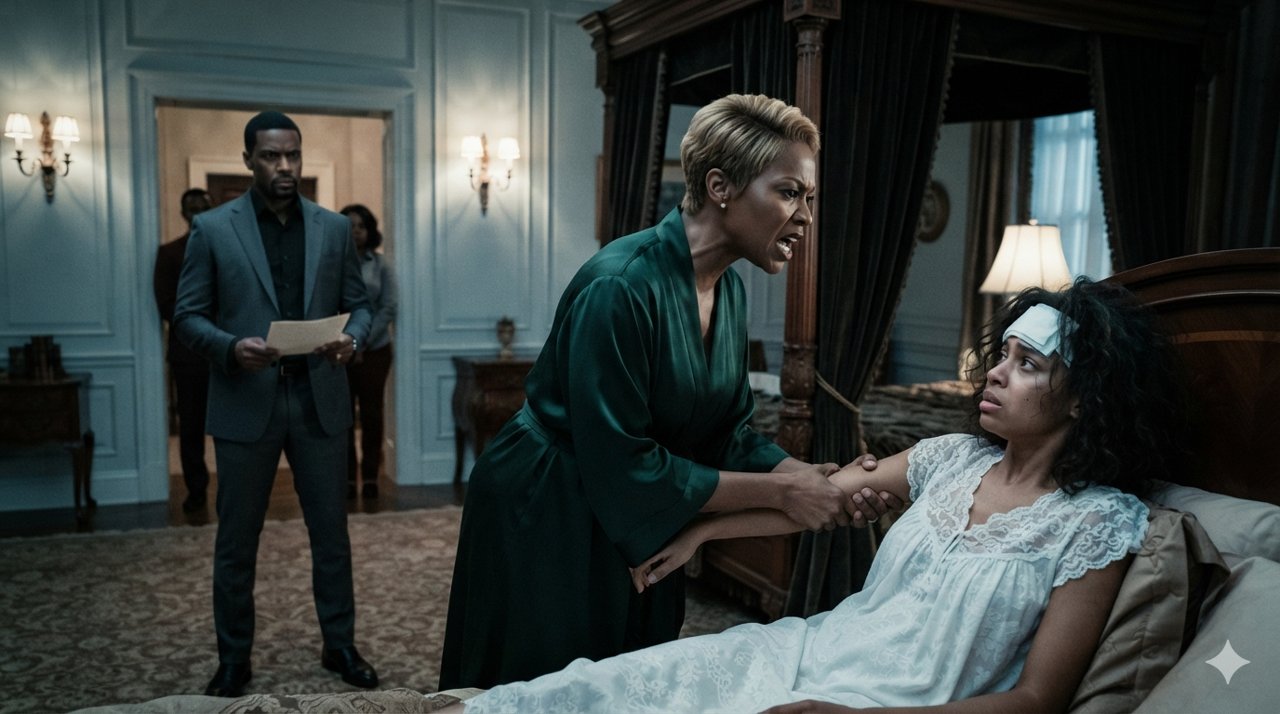 "Watch the exact second a toxic mother-in-law goes completely pale when she realizes the woman she has been terrorizing is actually the sole owner of the estate—and her husband has been keeping a massive secret."