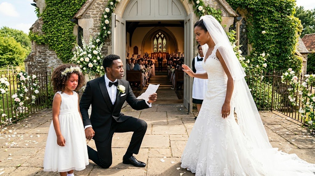 Ten minutes before my wedding, I found my seven-year-old daughter crying behind the chapel.