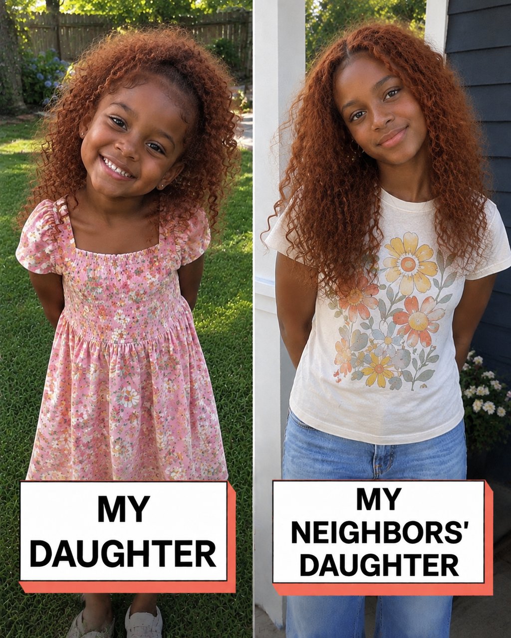 My 4-year-old daughter vanished while playing hide-and-seek in our backyard — 10 years later, our new neighbors introduced their teenage girl, and one look at her made my heart stop.