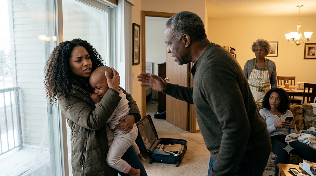 "They shave the heads of little thieves so they can learn what shame feels like!" Beatrice yelled while I held my three-year-old daughter, who was bald and trembling in my arms.