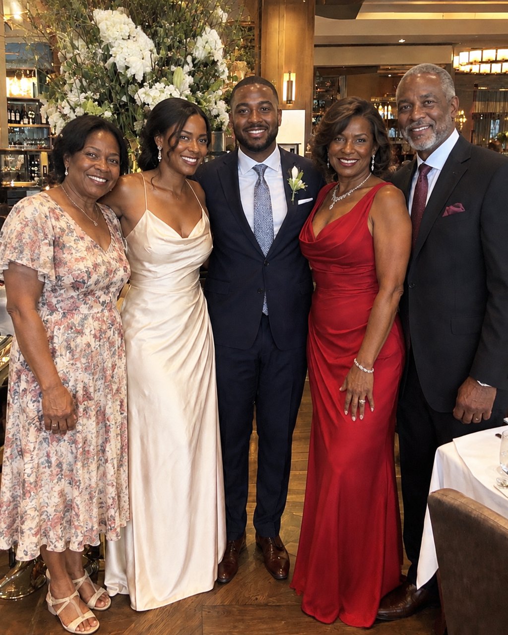 My mom showed up to my engagement dinner wearing the cheapest-looking dress in her closet — I was embarrassed until she explained why she was really doing it.
