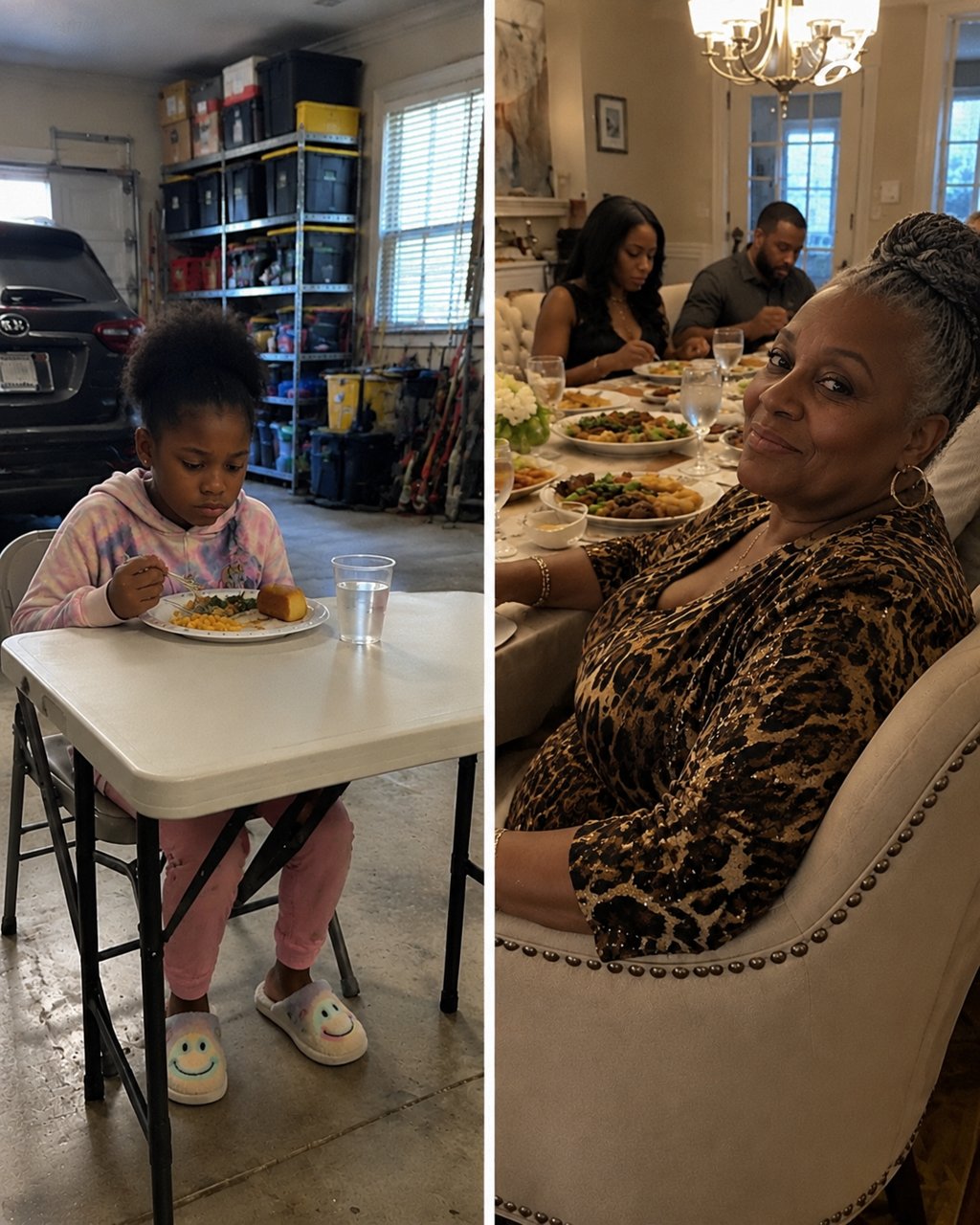 My mother-in-law made my 8-year-old daughter eat dinner in the garage because she "didn't belong at the table" — when I found her crying there, I knew I'd finally had enough.