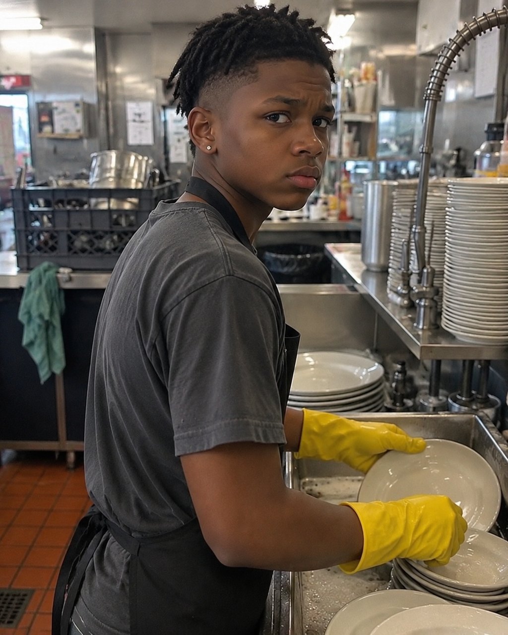 My 13-year-old son took a dishwashing job without telling me—then his boss called: "Do you know what he does with every paycheck?!