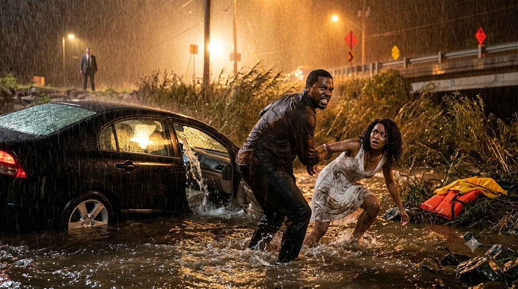 "My husband drove our car straight into the river with my brother and me trapped inside.