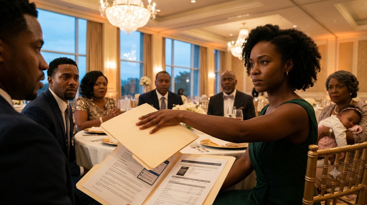 My husband made me pay for our baby's $4,500 baptism party—so I slid the bill back and said, "Why should I pay for a party built on your other woman's baby?"