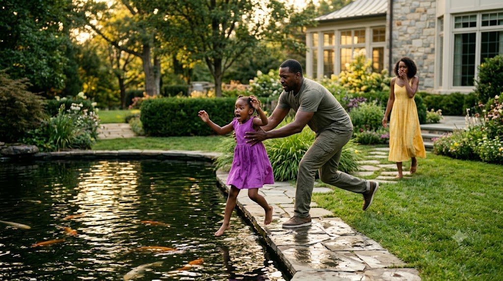 Lily Was Shoved Toward The Koi Pond While Vanessa Pretended It Was Only An Accident.