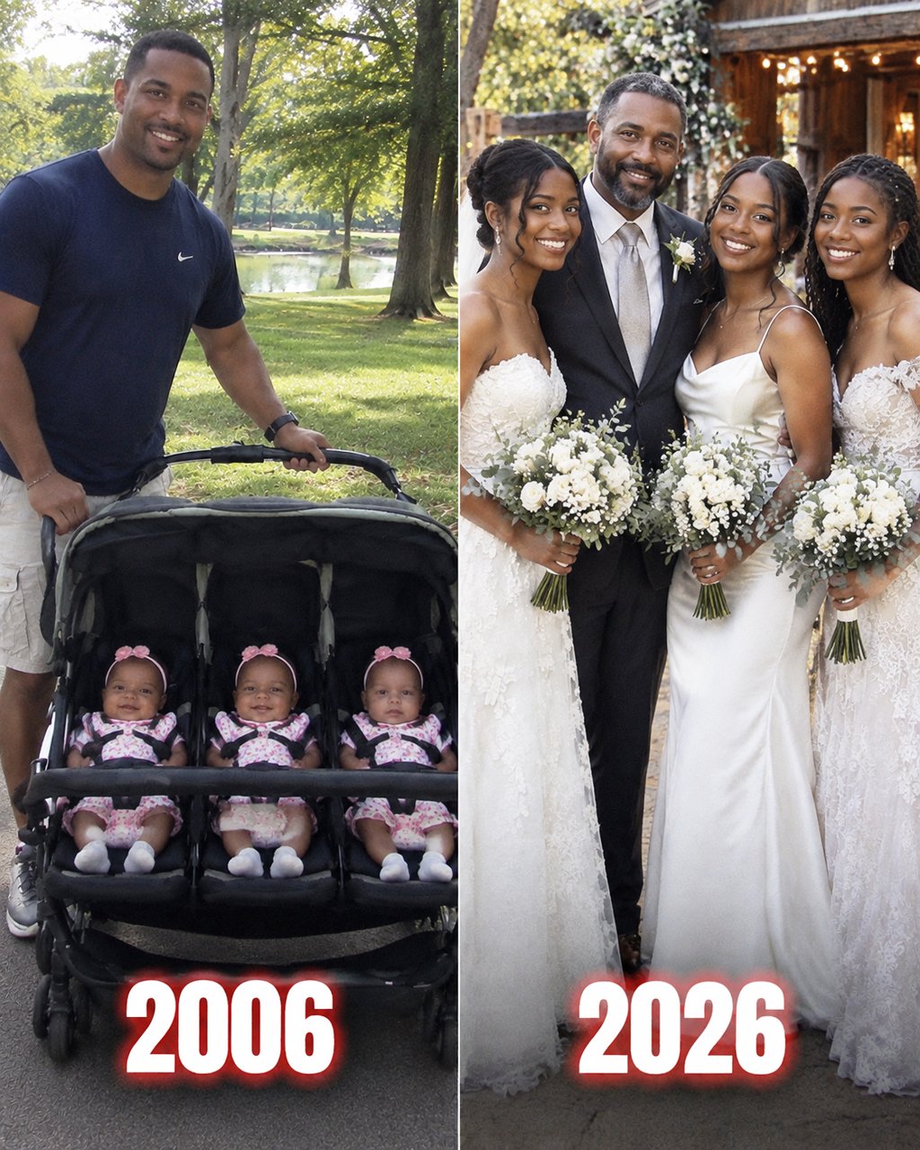 I adopted newborn triplets after my sister vanished with her boyfriend — 20 years later, she came to their wedding and did the last thing I ever expected.