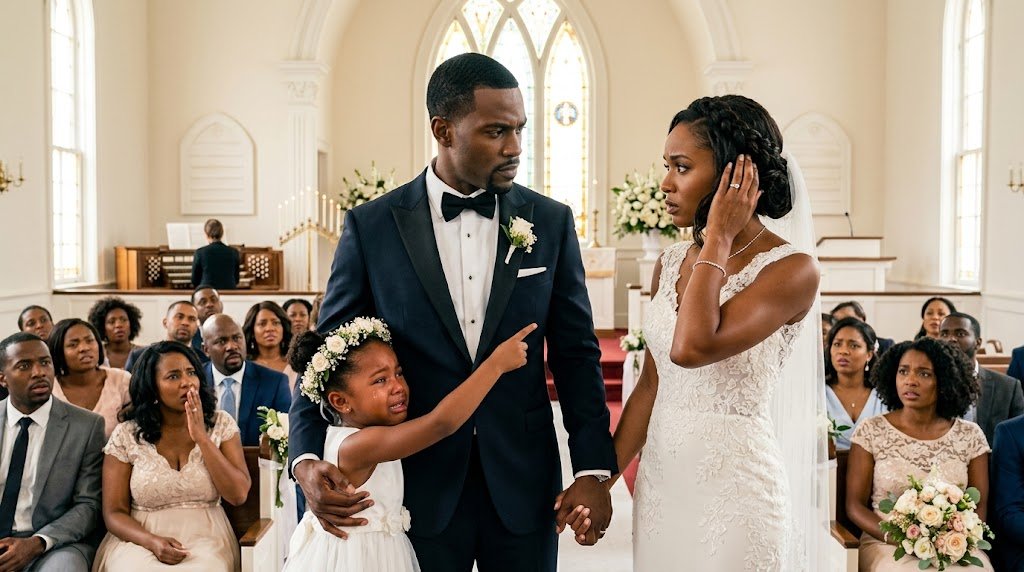 My seven-year-old daughter started crying three seconds before I was supposed to become a married man.