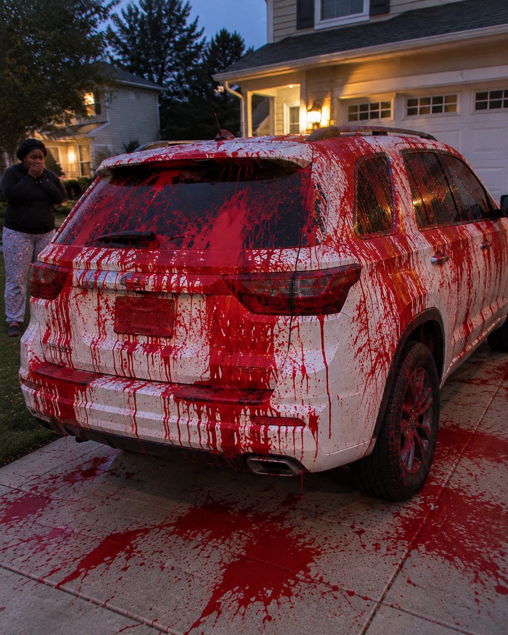 My neighbor dumped a bucket of paint over my car at 2 a.m.