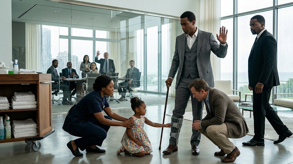 The sound of Dominic Vale's cane striking the marble floor carried through the great room like a g*nshot.