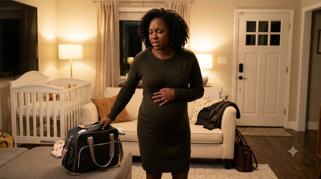 My husband rolled his suitcase past my hospital bag on the morning of my due date and said, "You're on your own.