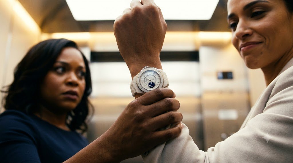 My husband's secretary kicked me out of the elevator because she thought I was an intern.