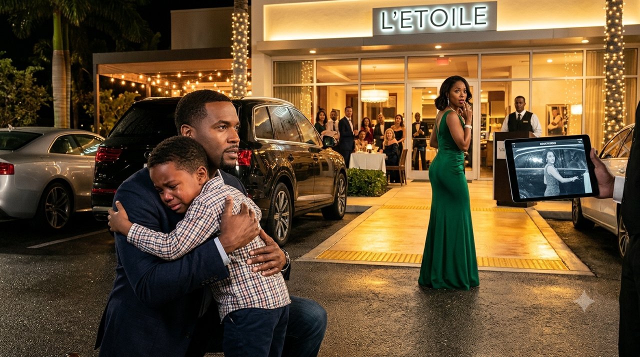 **The Family Went Into The Restaurant While Noah Was Locked Alone Inside The Car.**