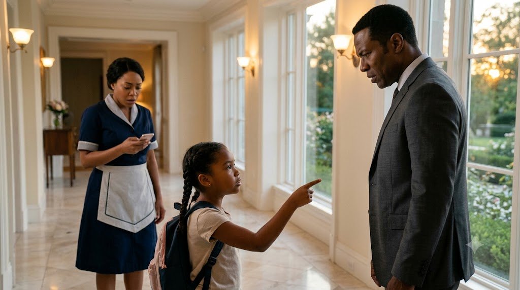 The billionaire thought his biggest problem that day was a multimillion-dollar deal, until a trembling little girl revealed that someone inside his mansion had been stealing from his loyal employee.