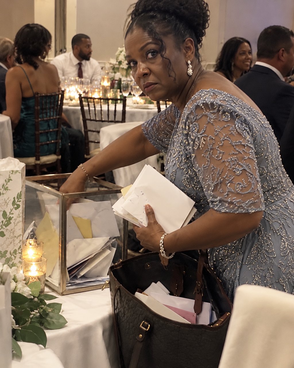 My mother-in-law didn't even wait for the wedding to end before she started collecting our guests' envelopes to get back "her" share of what she'd put into the day — my mom didn't let me say a word, and the next day she invited her to dinner.