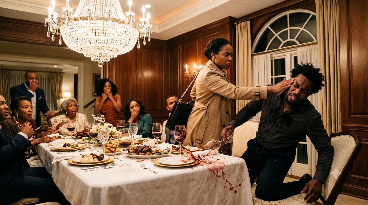 **The Little Boy Was Forced To Eat Leftovers From The Floor While His Family Laughed.**