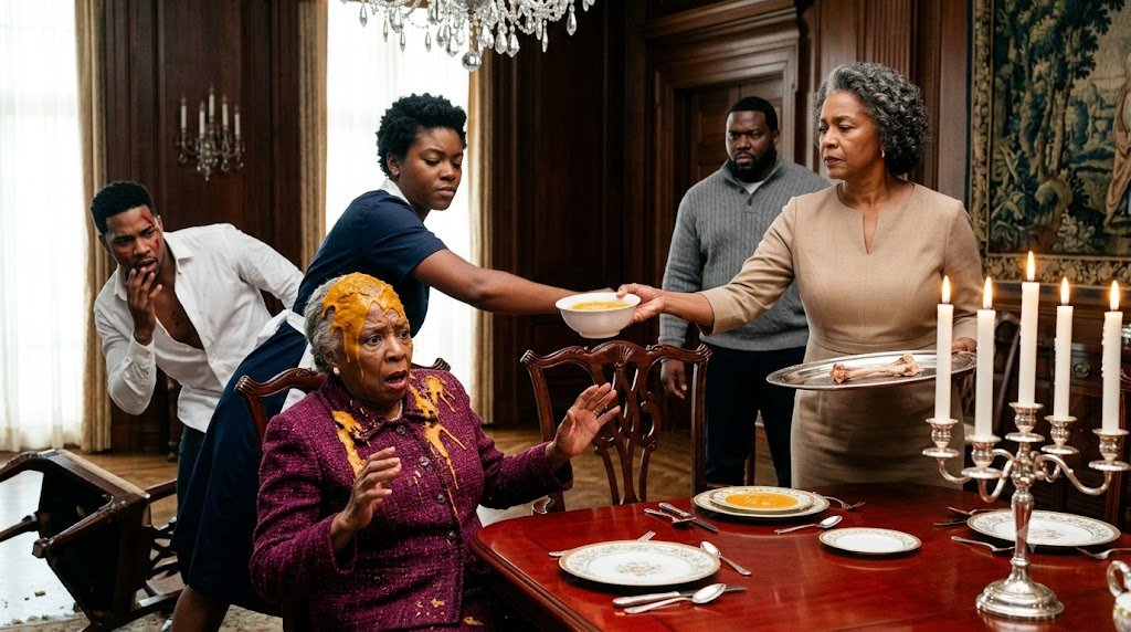 At family dinner, my mother-in-law pushed a plate of stripped bones toward my mother.