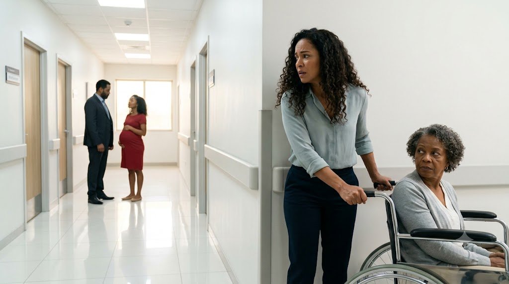 While I was sacrificing my days and nights caring for my sick mother-in-law in the hospital, I caught my husband checking a pregnant woman into the maternity ward and heard him laughingly admit that his mother intentionally kept me trapped at the bedside so he could welcome his long-awaited baby…