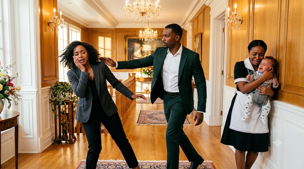 She thought her fake tears would fool her billionaire husband, but she had no idea he was standing right behind the library door the whole time.