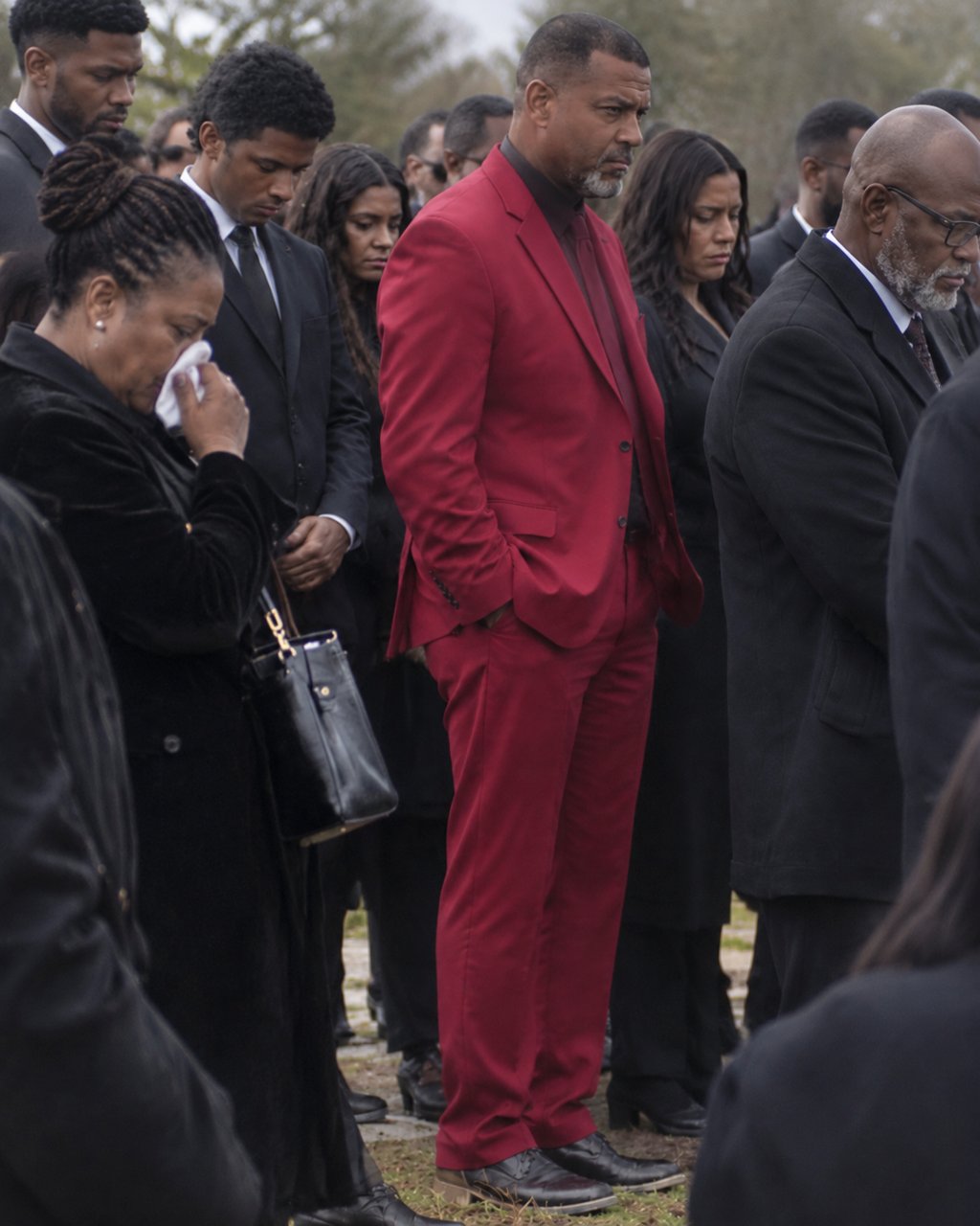 My brother wore a bright red suit to Dad's funeral — I was furious until Dad's attorney asked where he got it.