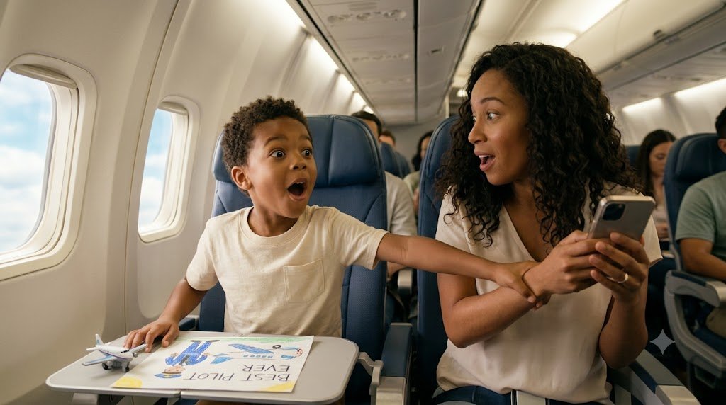 My husband, Luca, had been flying commercial planes for nearly nine years, yet somehow our seven-year-old son, Leo, had never been a passenger on a flight his dad was piloting.
