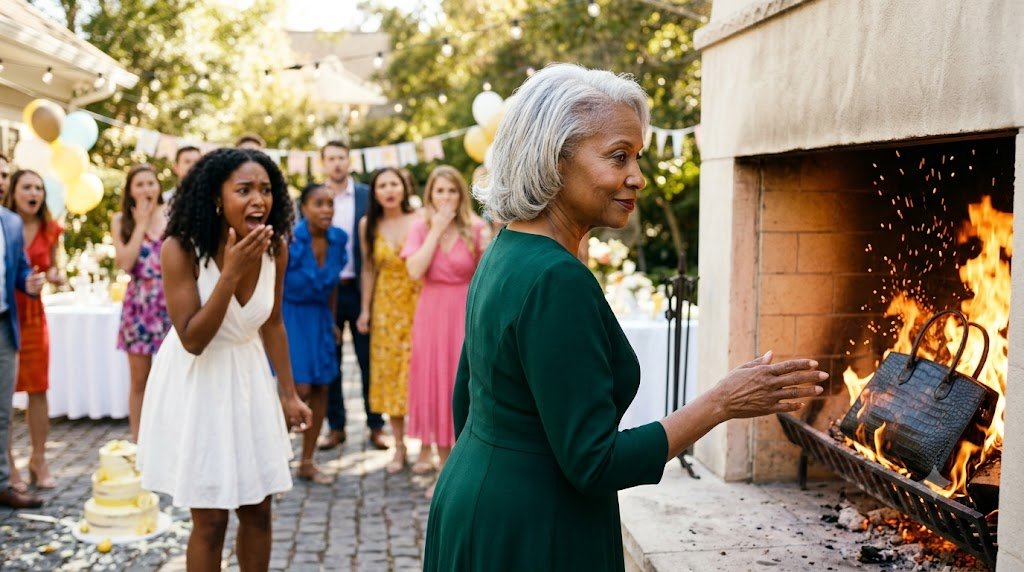 The moment my daughter-in-law deliberately knocked my sixty-fifth birthday cake onto the patio, she thought I would do what I had done for almost a year: stay quiet, clean up the mess, and protect everyone else from discomfort.
