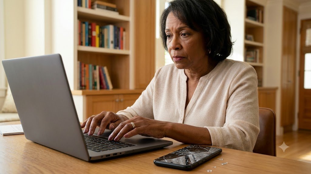 "My daughter-in-law shattered my phone because I refused to give her ten thousand dollars.