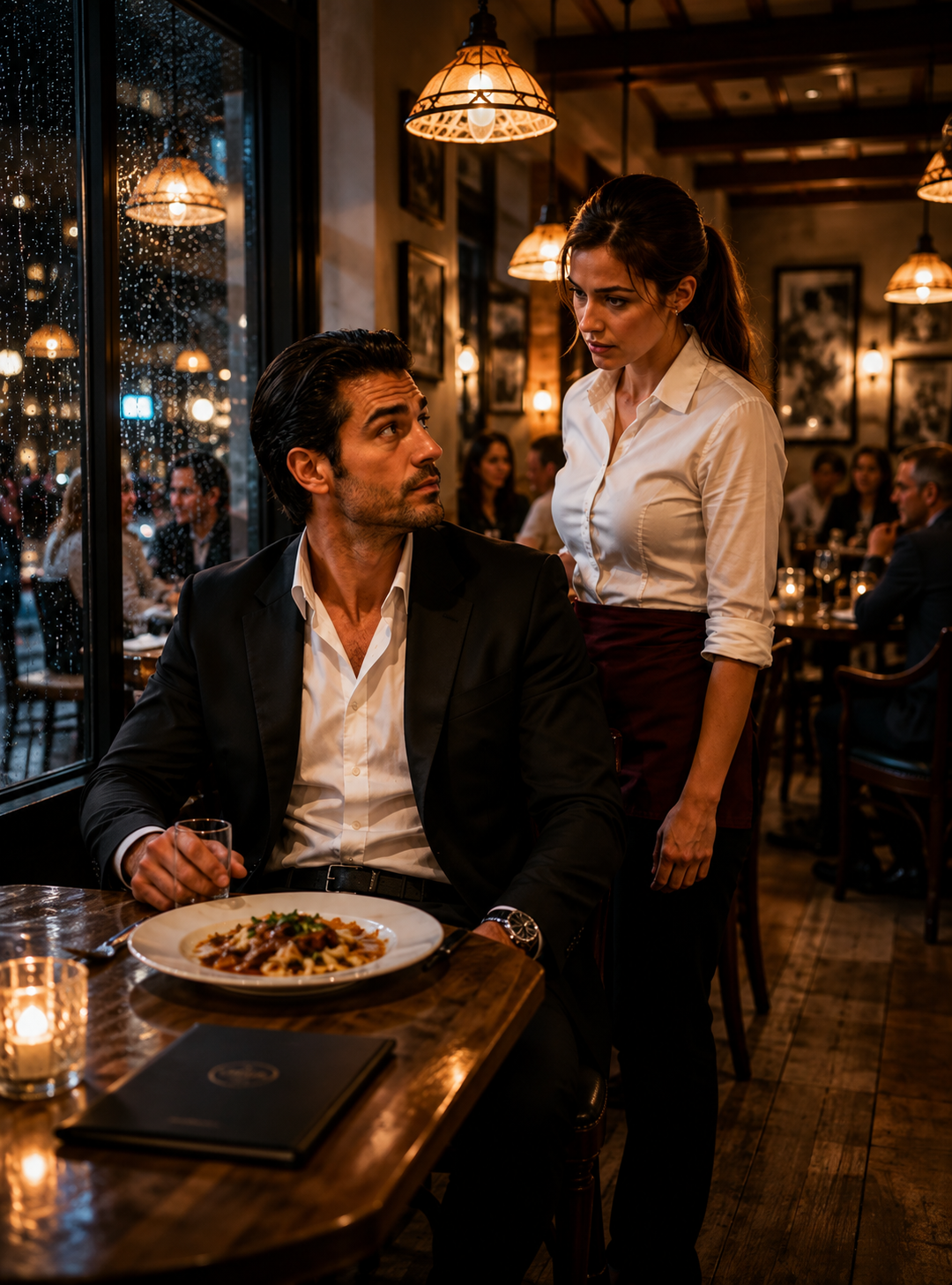 THE MAFIA BOSS CAME TO DINNER ALONE—THEN ONE WAITRESS ASKED THE QUESTION NO ONE DARED TO ASK