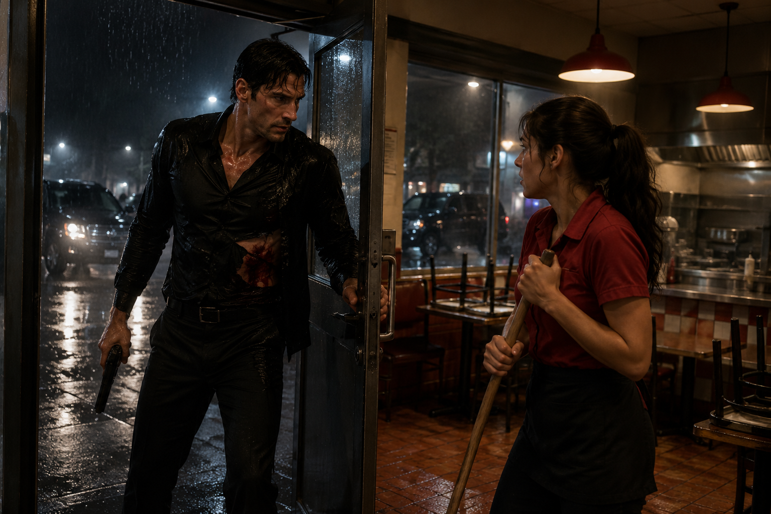 "HE RAN INTO A FAST-FOOD SHOP TO ESCAPE HIS ENEMIES—THE WAITRESS HID HIM AND GAVE THE MAFIA BOSS ONE RULE "