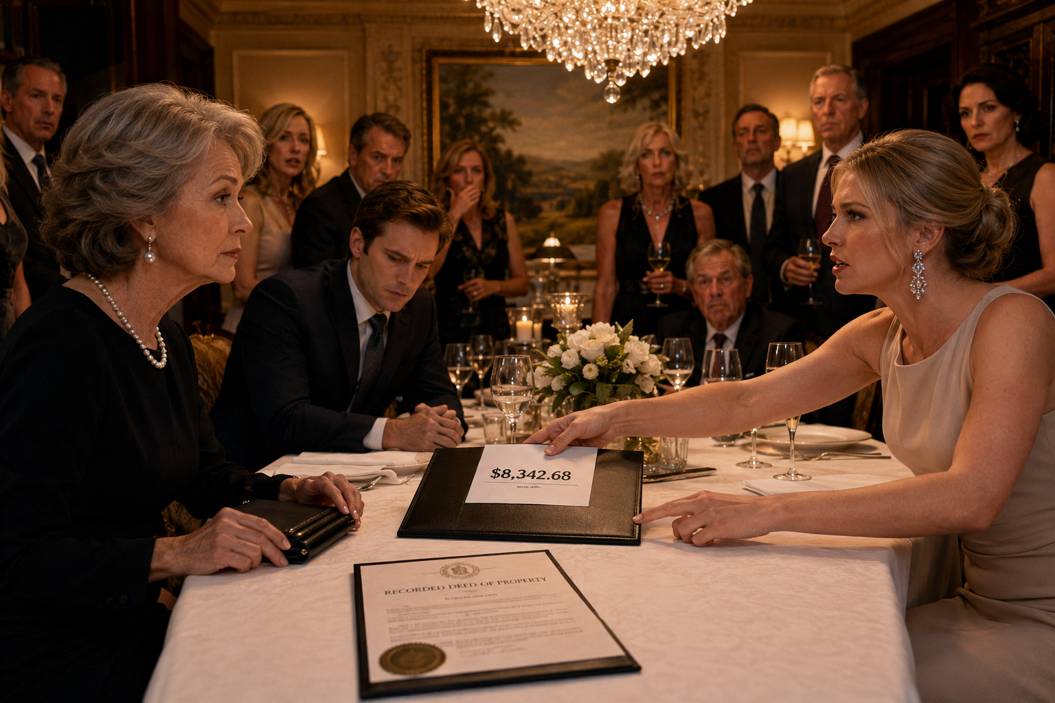 My Daughter-in-Law Handed Me an $8,342 Dinner Bill—Then I Put the Deed to Her House on the Table