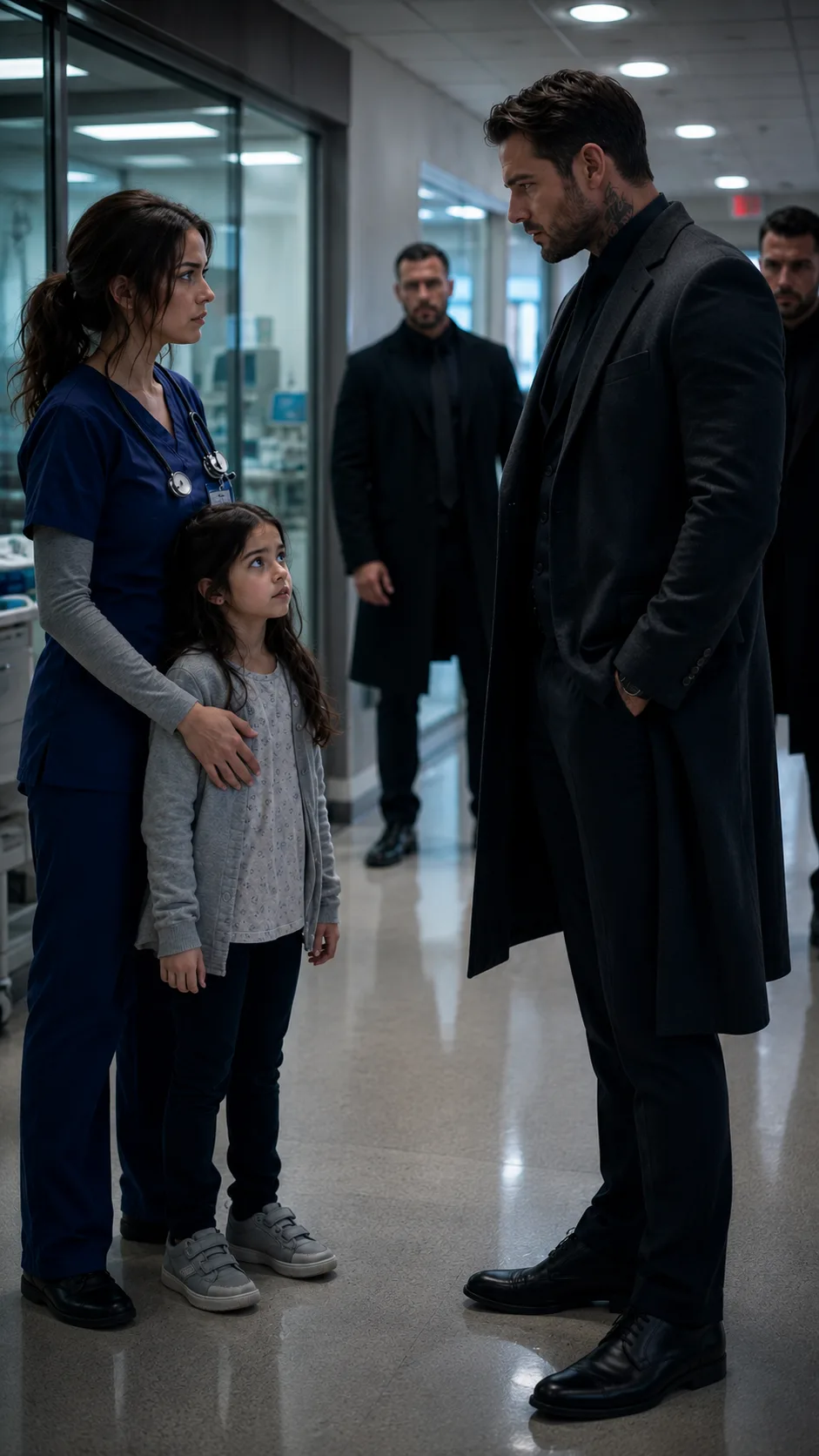 **I Thought My First Love Was Gone Forever—Then Chicago’s Most Feared Boss Walked Into My Hospital and Saw the Little Girl With His Eyes**