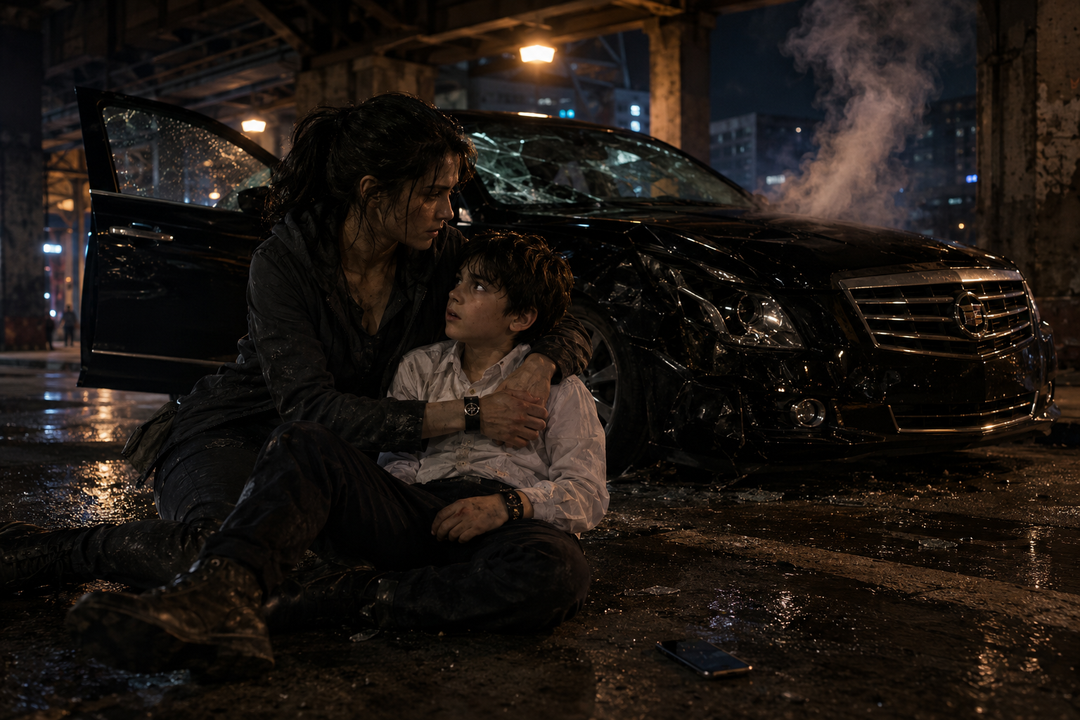 THE BOY IN THE BURNING CADILLAC