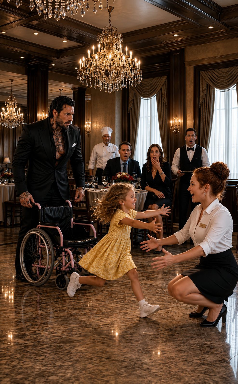 The Mafia Boss Froze When His Paralyzed Daughter Ran to a Waitress—Then a Three-Year-Old Voicemail Revealed Why She Was Kept Away